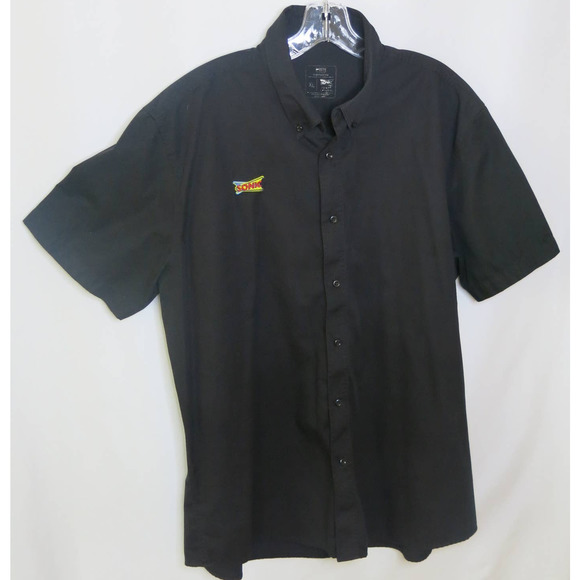 Sonic Drive In Other - SONIC DRIVE IN Managers Short Sleeve Button Down Shirt Size XL Men Uniform Black